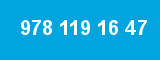 978 119 16 47 978 119 16 47